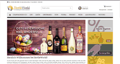 Desktop Screenshot of bottleworld.de
